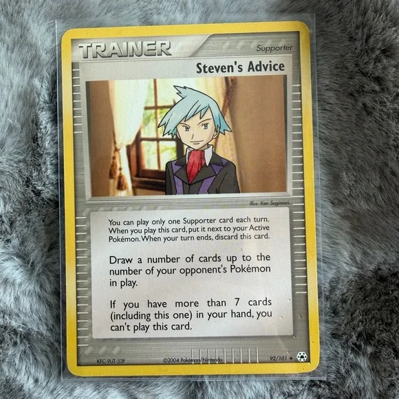Steven's Advice - Pokémon Trainer, EX Hidden Legends 92/101 - Picture 1 of 4